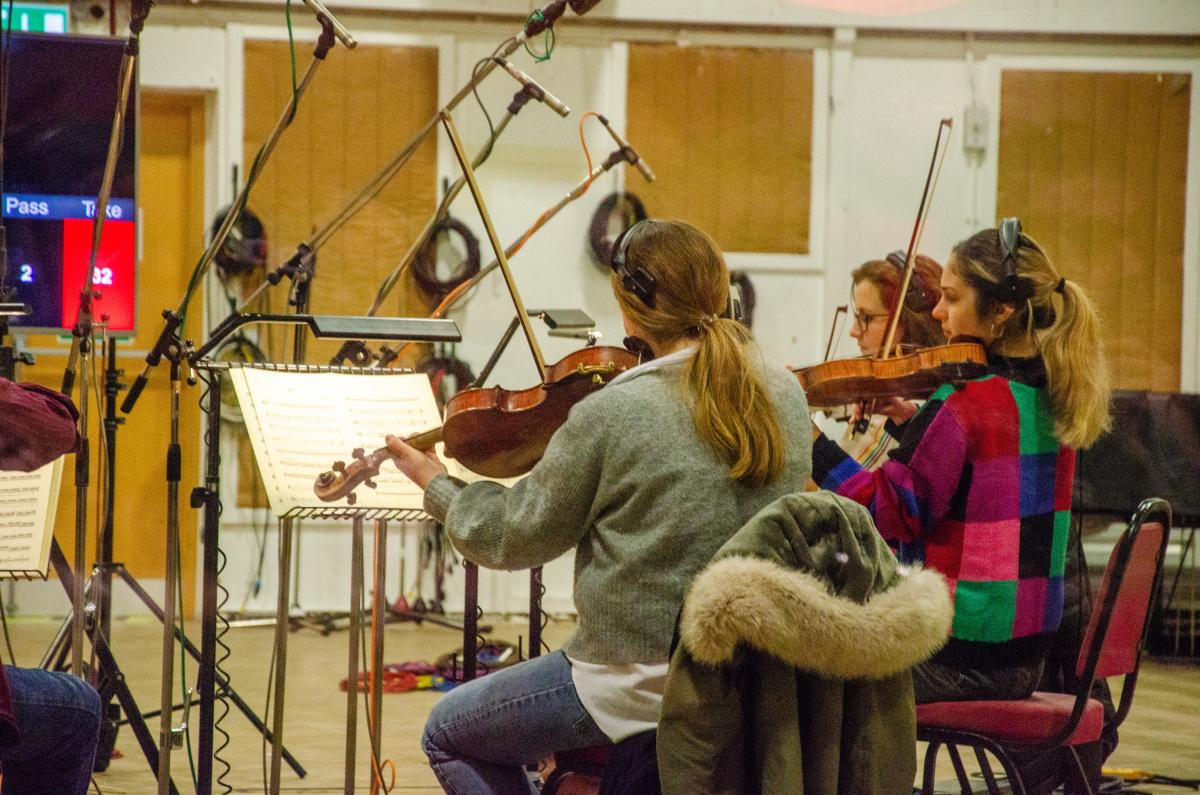 String section recording